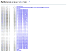 Tablet Screenshot of digitaleplannen.apeldoorn.nl